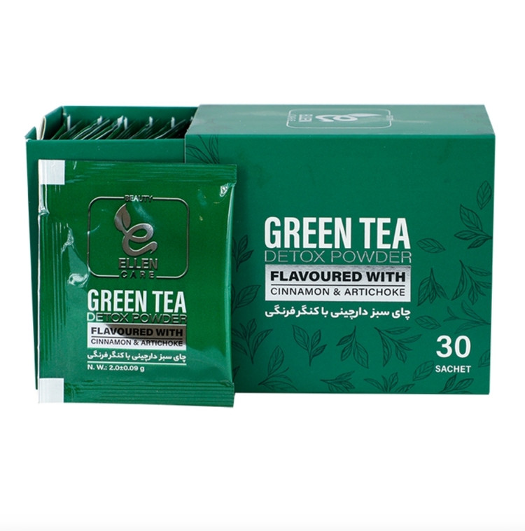 عصاره چای سبز فوری طعم دار (بسته 30 عددی)