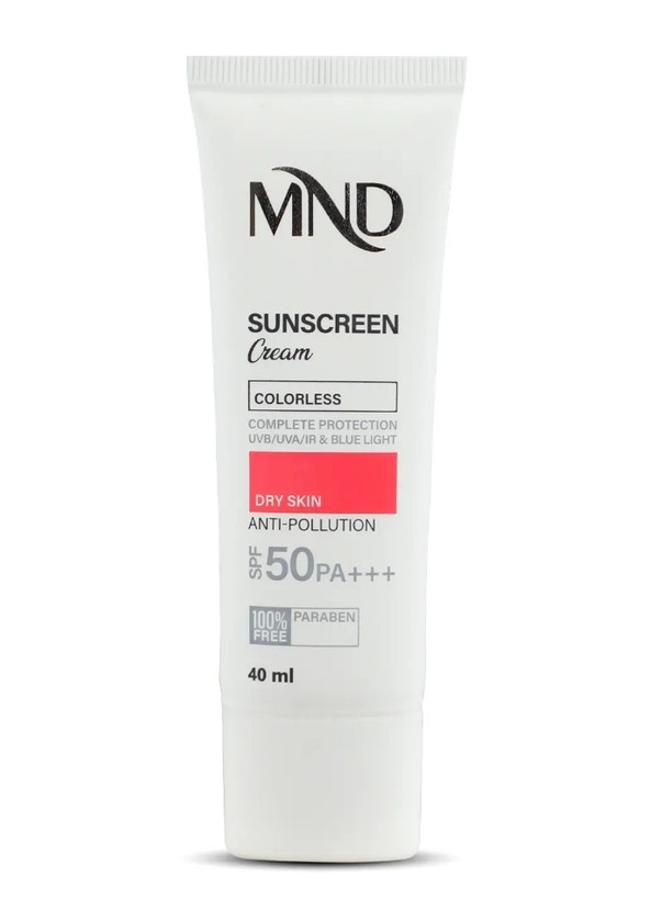 کرم ضد آفتاب با فاکتور حفاظتی 50 (SPF 50) ام ان دی مناسب پوست خشک حجم40 میلی لیتر